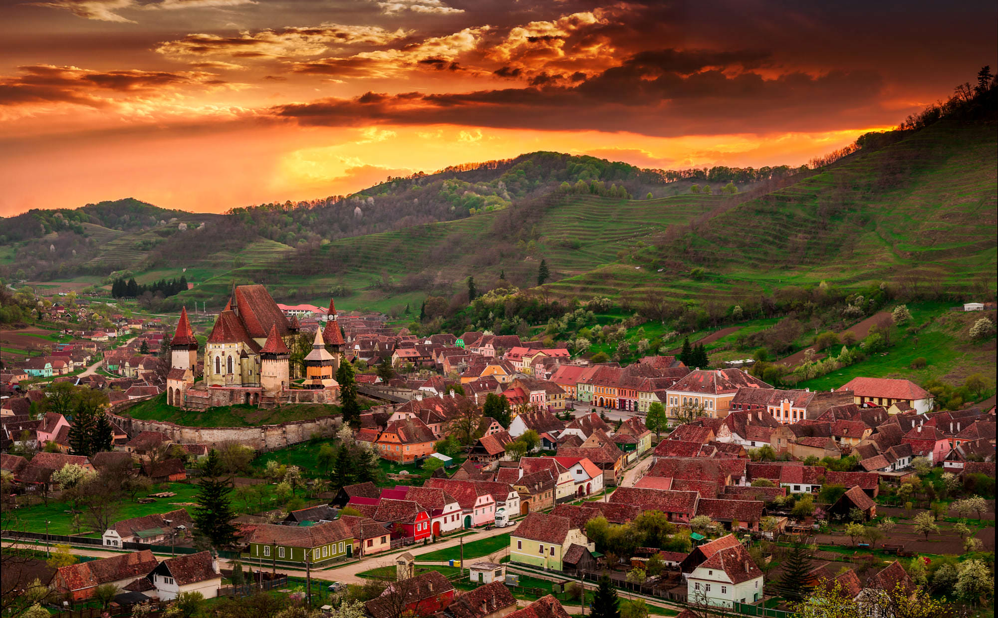 Бьертан, Румыния